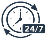 24-hour access 24-hour access
