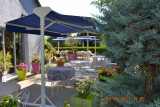 Hôtel Le Castel - Terrasse petit déjeuner