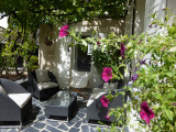 L'Angevine Maison d'Hôtes - Sous la treille du jardin