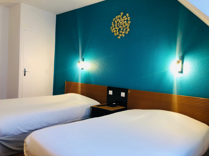 Hôtel Le Progrès - Chambre twin Hôtel Le Progrès - Chambre twin